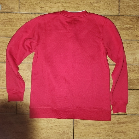 Quacker Factory Red Vintage Christmas Embroided Pingouins Cardigan Sweater S - Picture 6 of 11